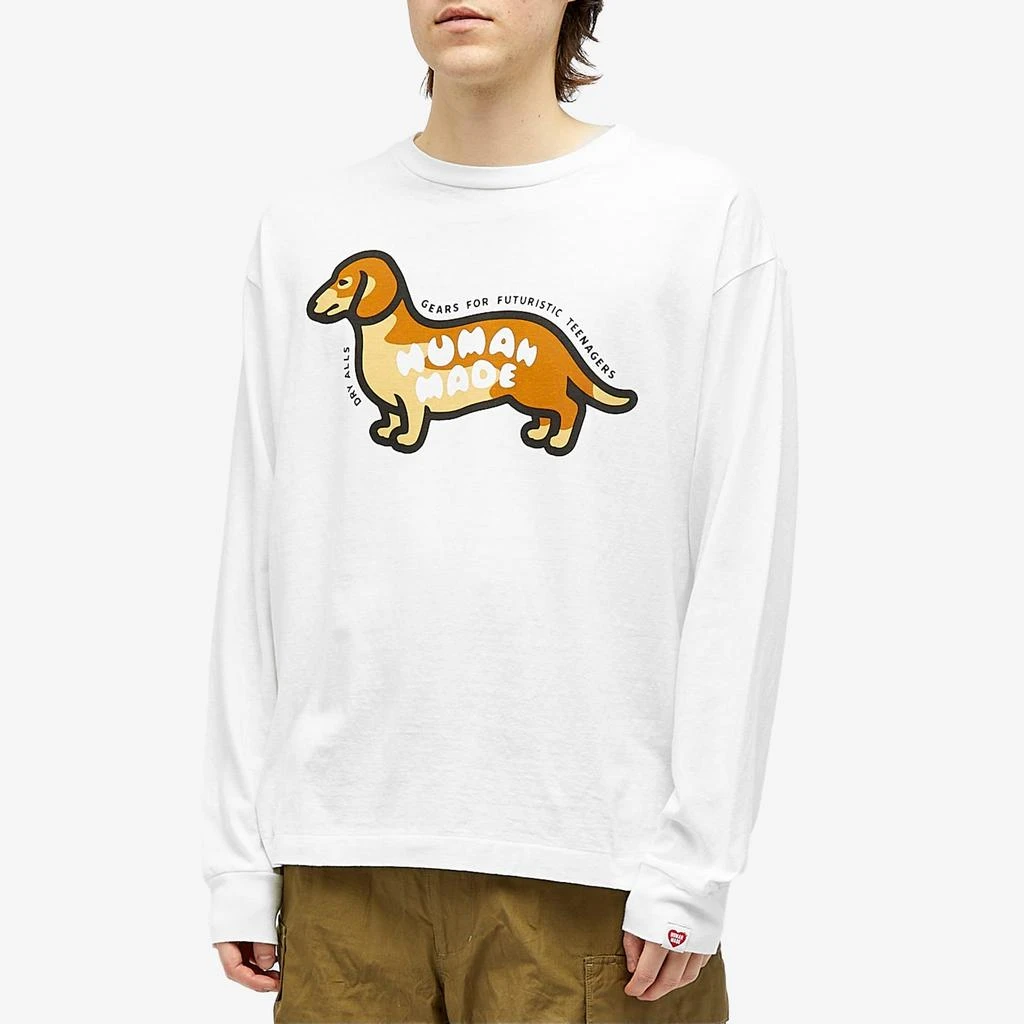 商品Human Made|Human Made Long Sleeve Sausage Dog T-Shirt,价格¥1078,第2张图片详细描述