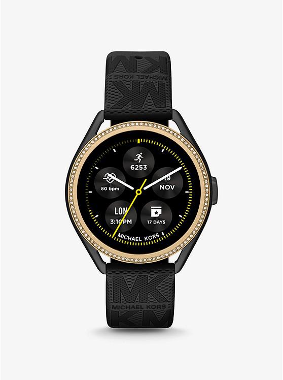 Michael Kors Access Gen 5E MKGO Two-Tone and Logo Rubber Smartwatch商品第1张图片规格展示
