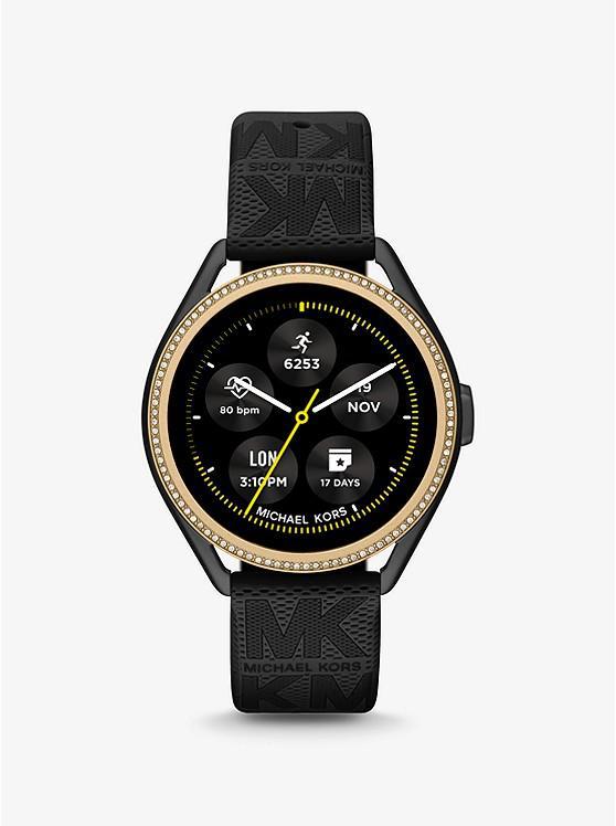 商品Michael Kors|Michael Kors Access Gen 5E MKGO Two-Tone and Logo Rubber Smartwatch,价格¥1880,第1张图片