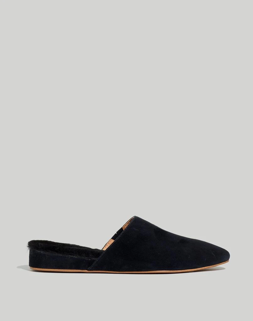 商品Madewell|The Suede Kasey Mule in Faux Shearling,价格¥422,第2张图片详细描述