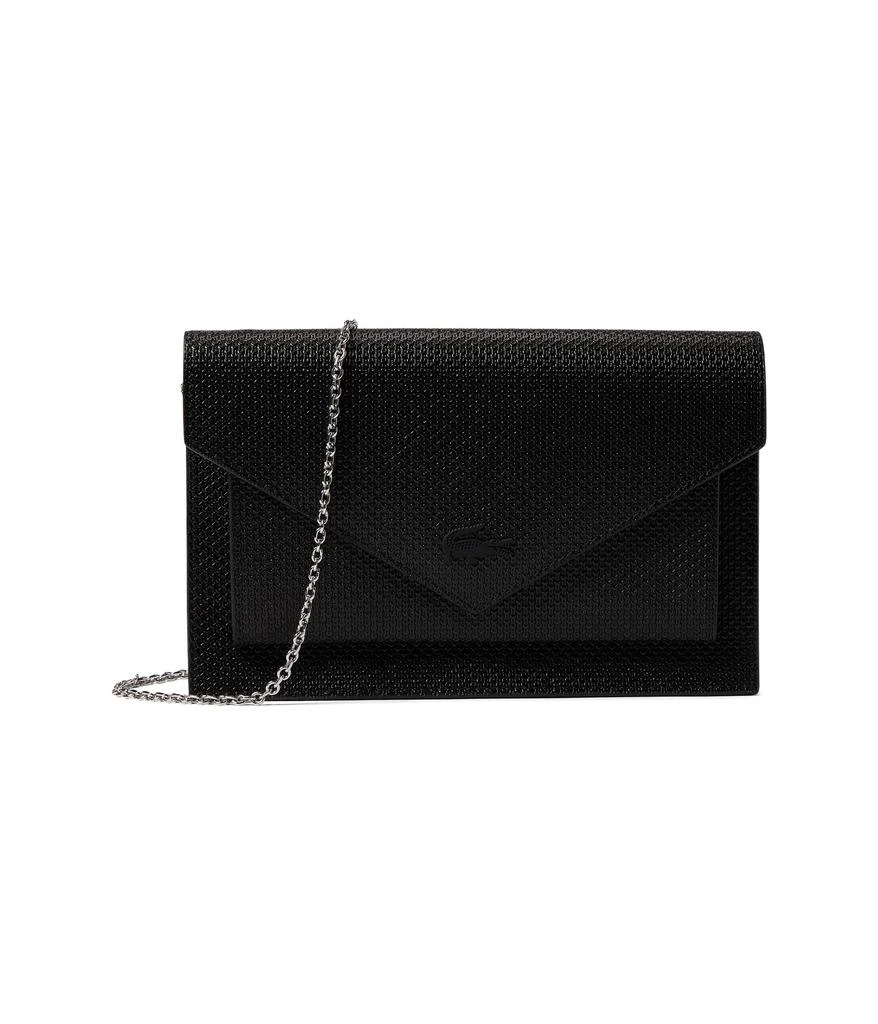 商品Lacoste|Leather Envelope Clutch with Chain Shoulder Strap,价格¥927,第1张图片