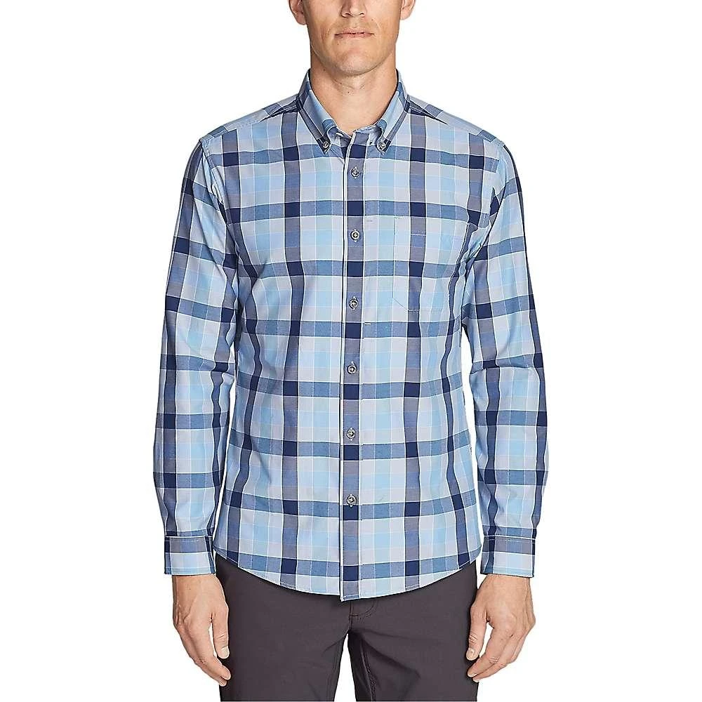 商品Eddie Bauer|Eddie Bauer Travex Men's On the Go Long Sleeve Poplin Shirt,价格¥575,第1张图片