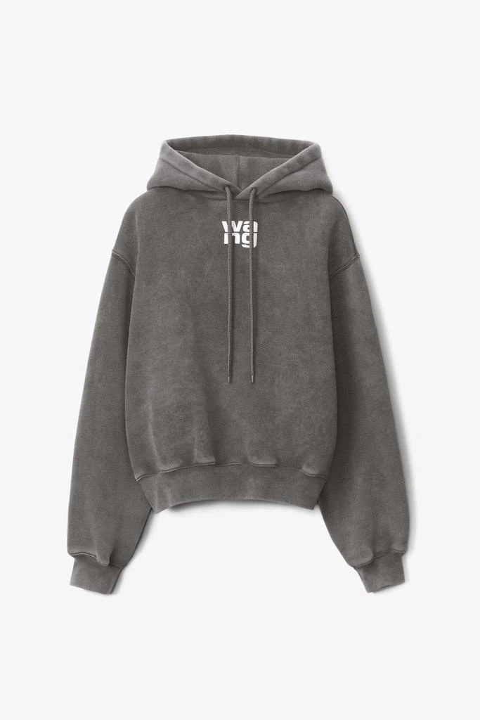 商品Alexander Wang|PUFF LOGO HOODIE IN TERRY,价格¥1451,第3张图片详细描述