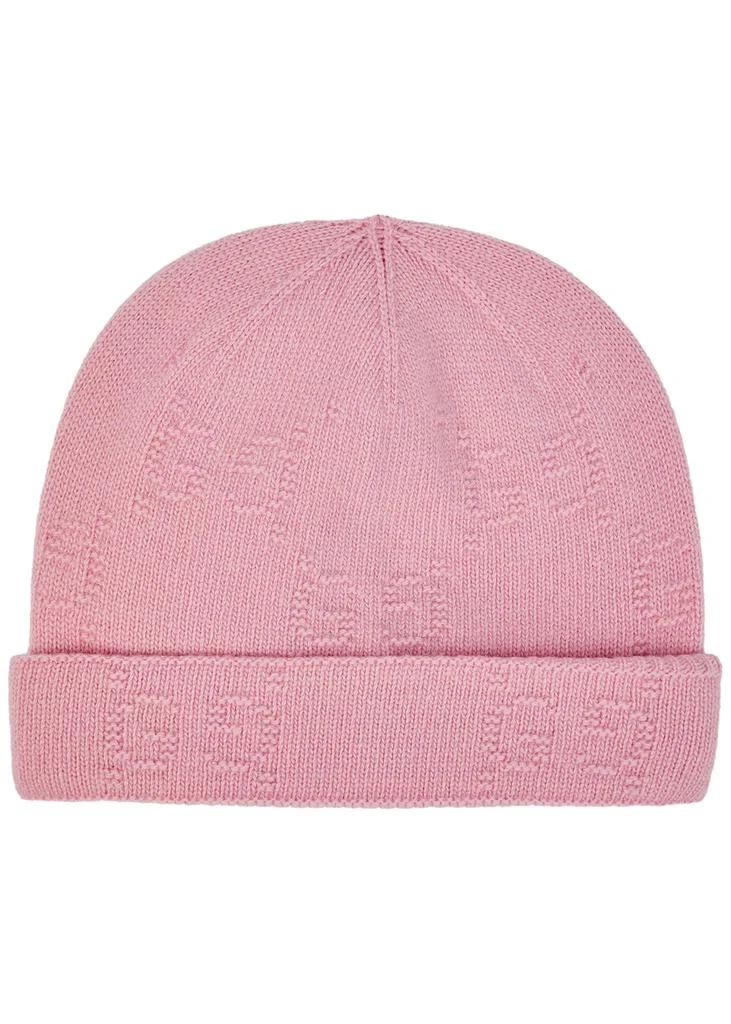 商品Gucci|KIDS Pink GG wool beanie,价格¥1234,第1张图片