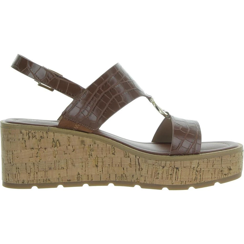 商品Giani Bernini|Harper Womens Faux Leather Open Toe Wedge Sandals,价格¥167,第2张图片详细描述