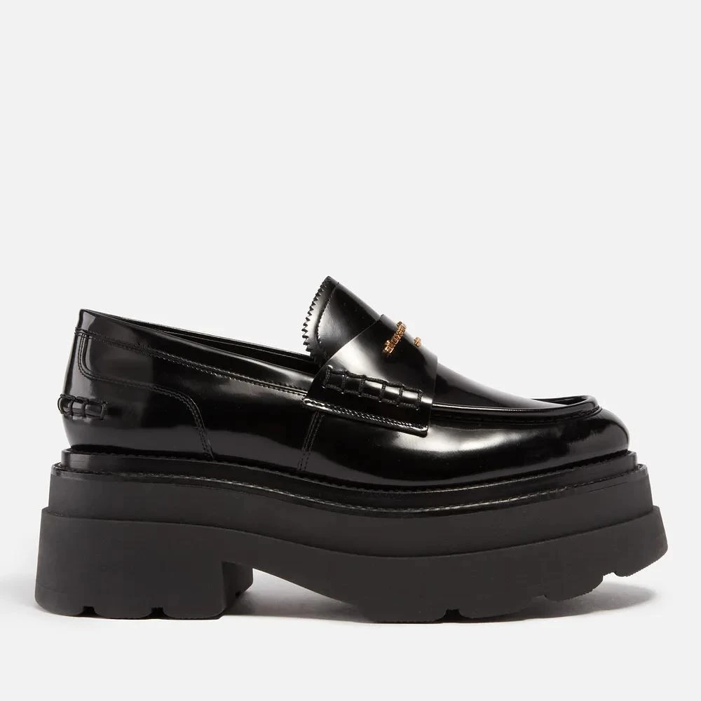 商品Alexander Wang|Alexander Wang Carter Patent-Leather Platform Loafers,价格¥5522,第1张图片