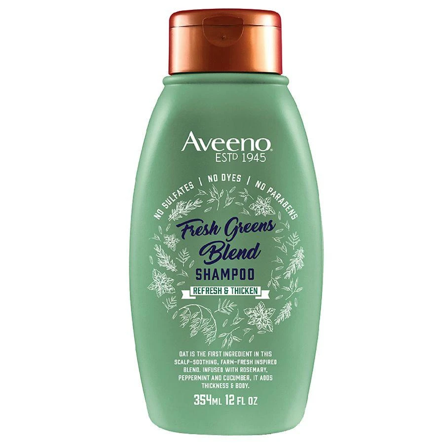 商品Aveeno|Scalp Soothing Fresh Greens Blend Shampoo,价格¥91,第1张图片
