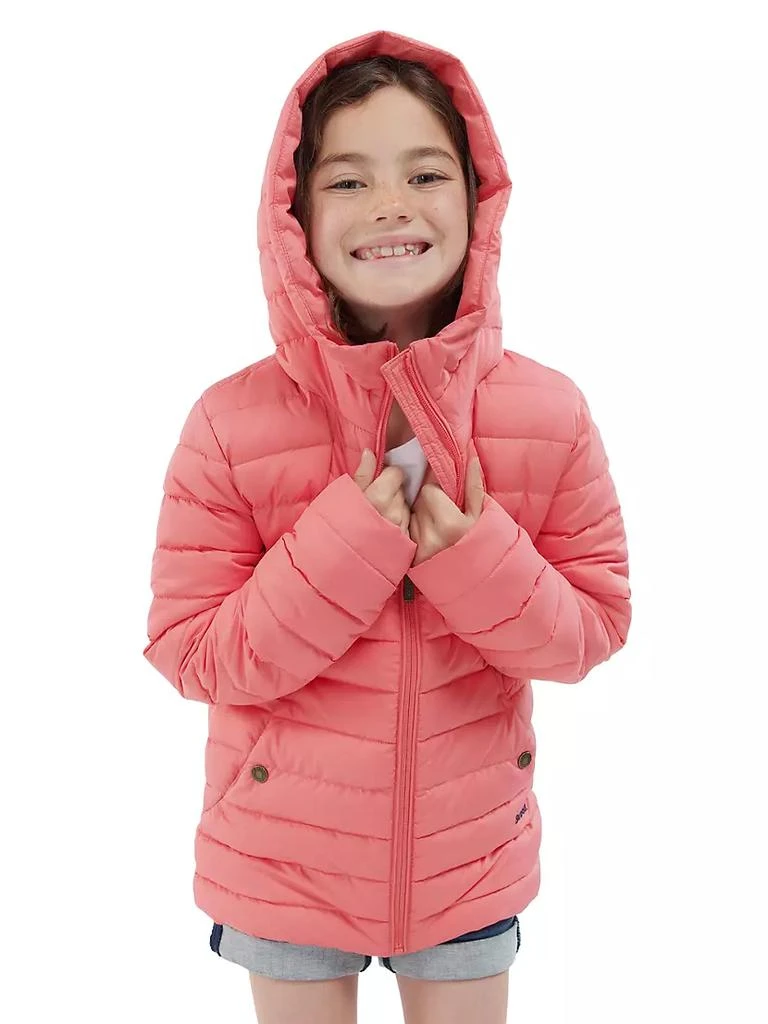 商品Barbour|Little Girl's &amp; Girl's Coraline Quilted Jacket,价格¥444,第4张图片详细描述