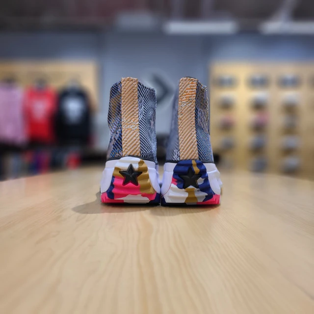 【韩国直邮|包邮包税】匡威[EYELUCY] 共用 Converse Runstar Hike 针织 网银 up 数码蓝色 高腰 帆布鞋 170249C 商品