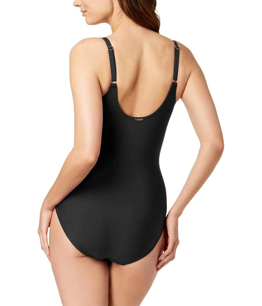 商品Calvin Klein|Women's One Piece Swimsuit with Tummy Control,价格¥552,第3张图片详细描述