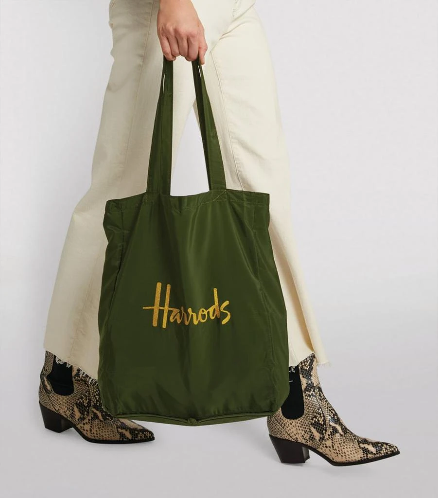 商品Harrods|Recycled Classic Logo Pocket Shopper Bag (Set of 2),价格¥239,第2张图片详细描述