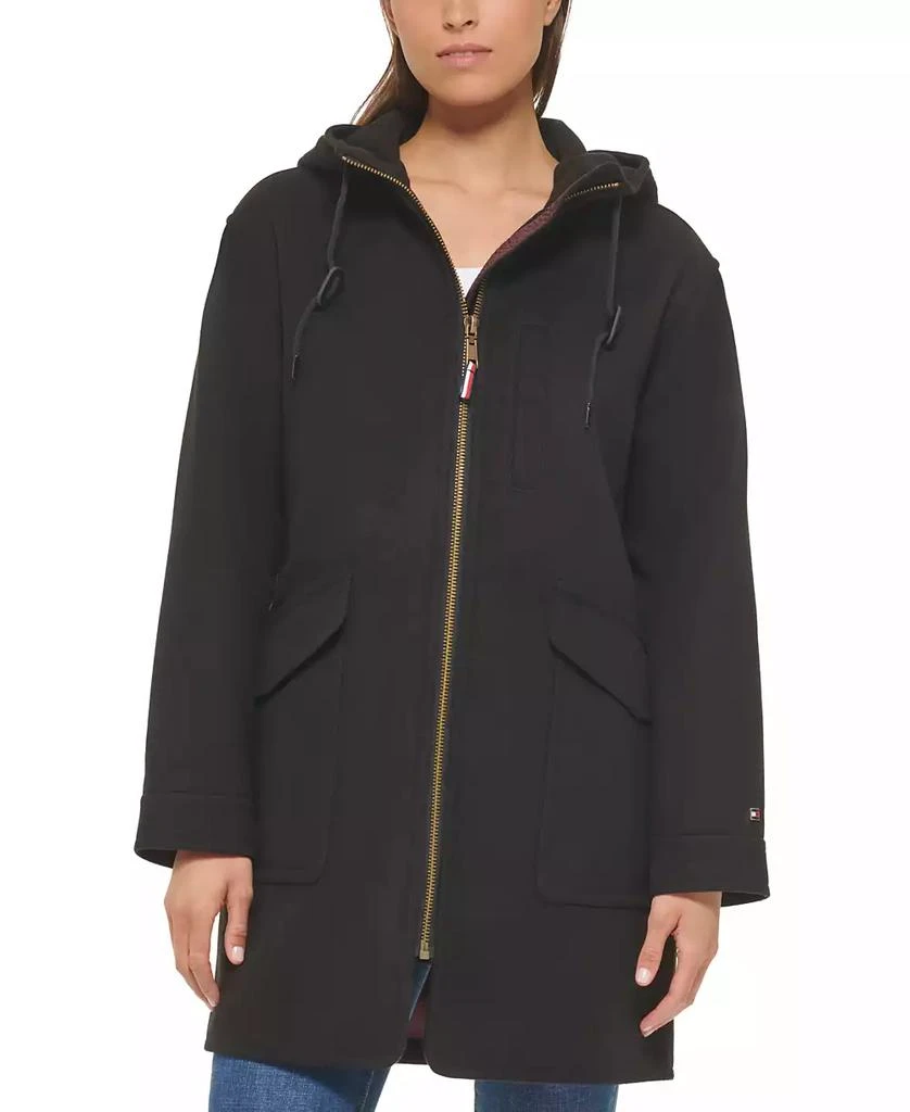 商品Tommy Hilfiger|Women's Zip Front Hooded Coat,价格¥824,第1张图片