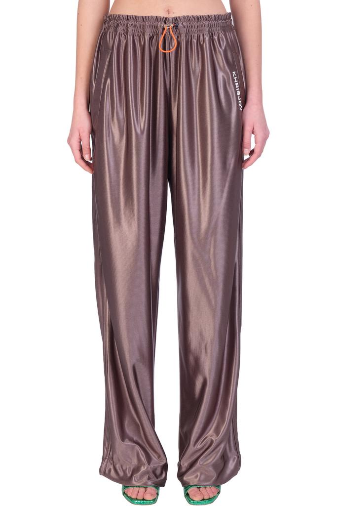 Khrisjoy Pants In Taupe Polyester商品第1张图片规格展示