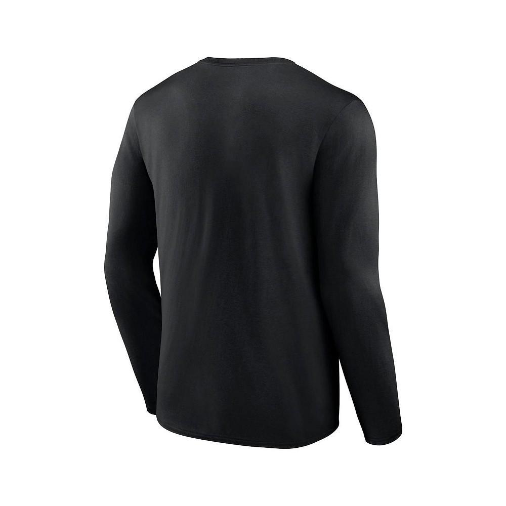商品Fanatics|Men's Branded Black Boston Bruins Authentic Pro Core Collection Secondary Long Sleeve T-Shirt,价格¥251,第4张图片详细描述
