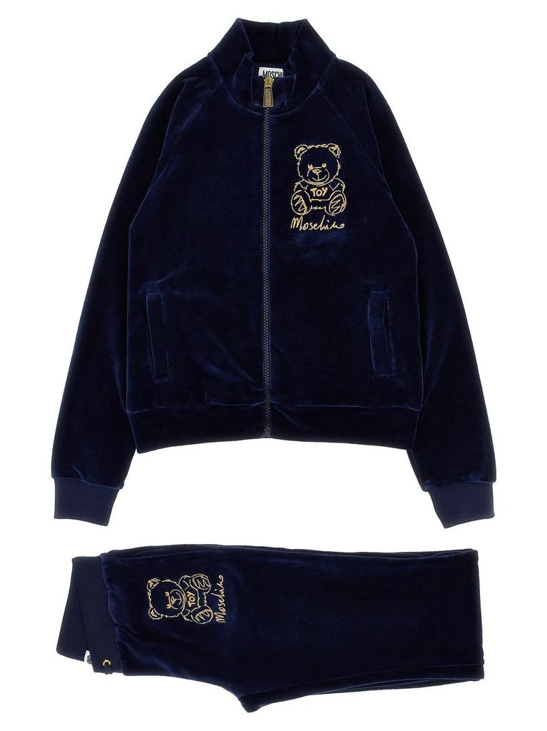 商品Moschino|Moschino Kids Sweatshirt Suit + Logo Embroidery Joggers,价格¥1590,第1张图片