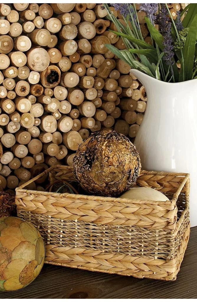 商品GINGER BIRCH STUDIO|Light Brown Seagrass Coastal Storage Basket with Handles - Set of 4,价格¥575,第2张图片详细描述