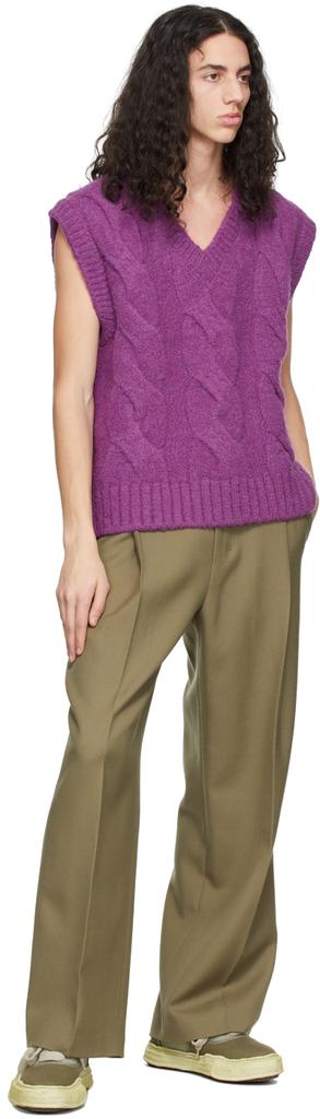 Purple Acrylic Vest商品第4张图片规格展示