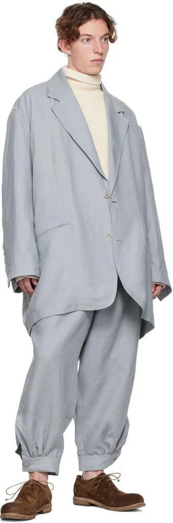 商品Hed Mayner|Gray Linen Blazer,价格¥3917,第4张图片详细描述