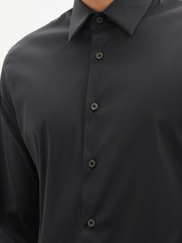 商品Prada|Cotton-blend poplin shirt,价格¥3681,第6张图片详细描述