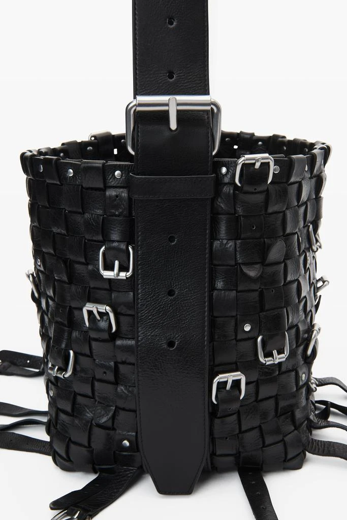 商品Alexander Wang|Lock Medium Crackle Leather Hobo,价格¥9514,第3张图片详细描述
