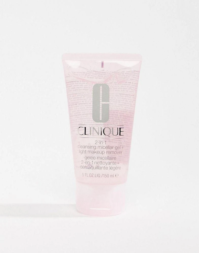 商品Clinique|Clinique 2-In-1 Cleansing Micellar Gel + Light Makeup Remover 150ml,价格¥185,第1张图片