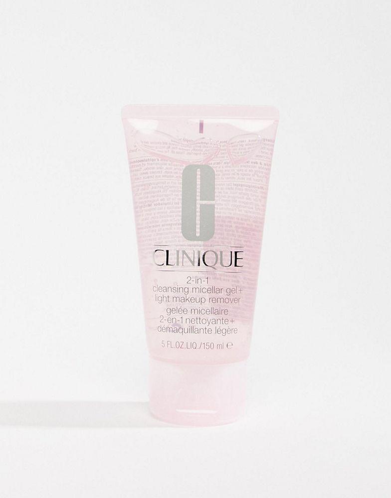 商品Clinique|Clinique 2-In-1 Cleansing Micellar Gel + Light Makeup Remover 150ml,价格¥168,第1张图片