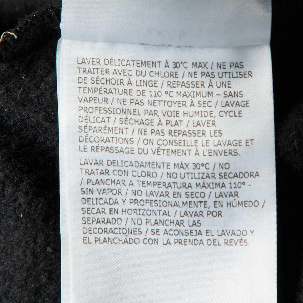 Moncler Black Printed Cotton Knit Crewneck Sweatshirt XXL 商品
