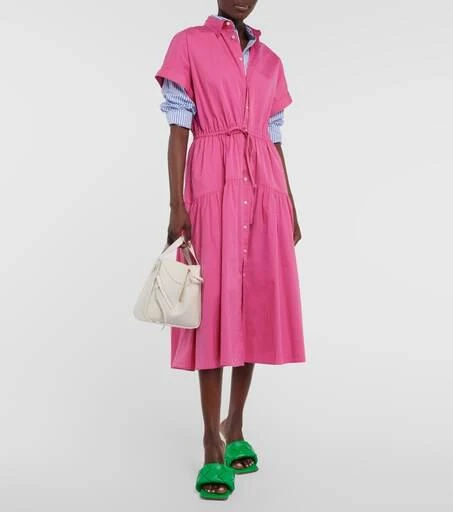 商品Ralph Lauren|抽绳棉质衬衫式连衣裙,价格¥1774,第2张图片详细描述