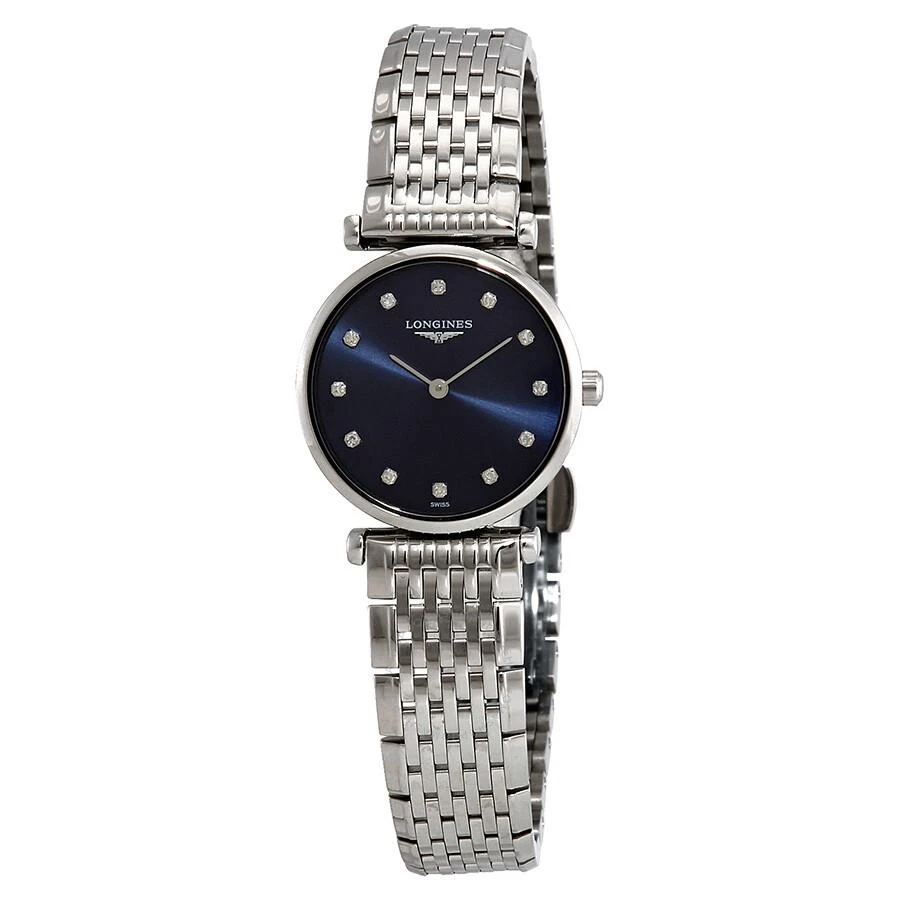 商品Longines|La Grande Classique Blue Diamond Dial Ladies Watch L42094976,价格¥7494,第1张图片