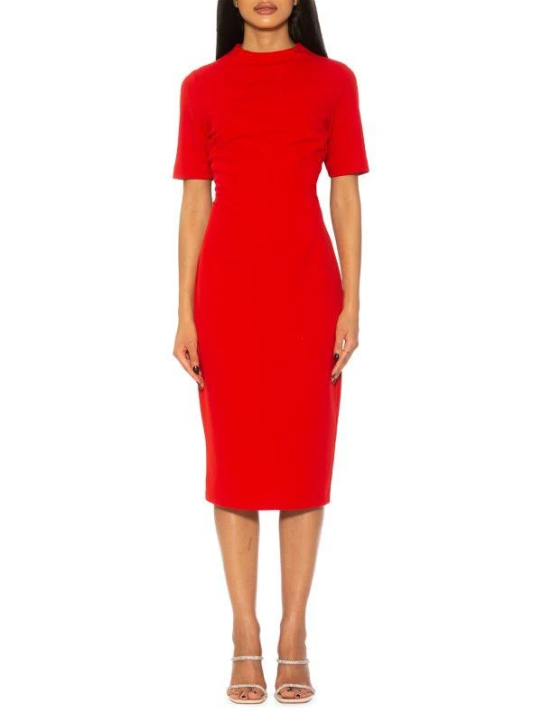 商品ALEXIA ADMOR|Ava Solid Sheath Dress,价格¥636,第1张图片