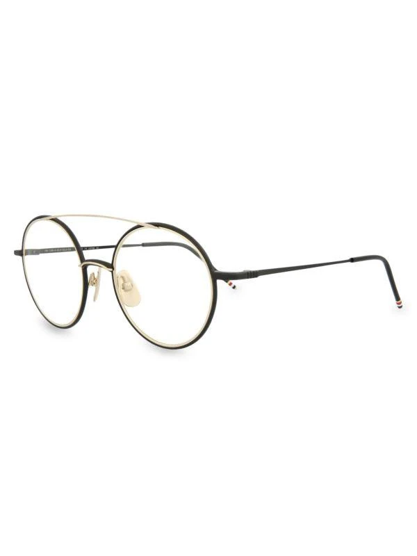 商品Thom Browne|53MM Round Aviator Eyeglasses,价格¥2625,第2张图片详细描述