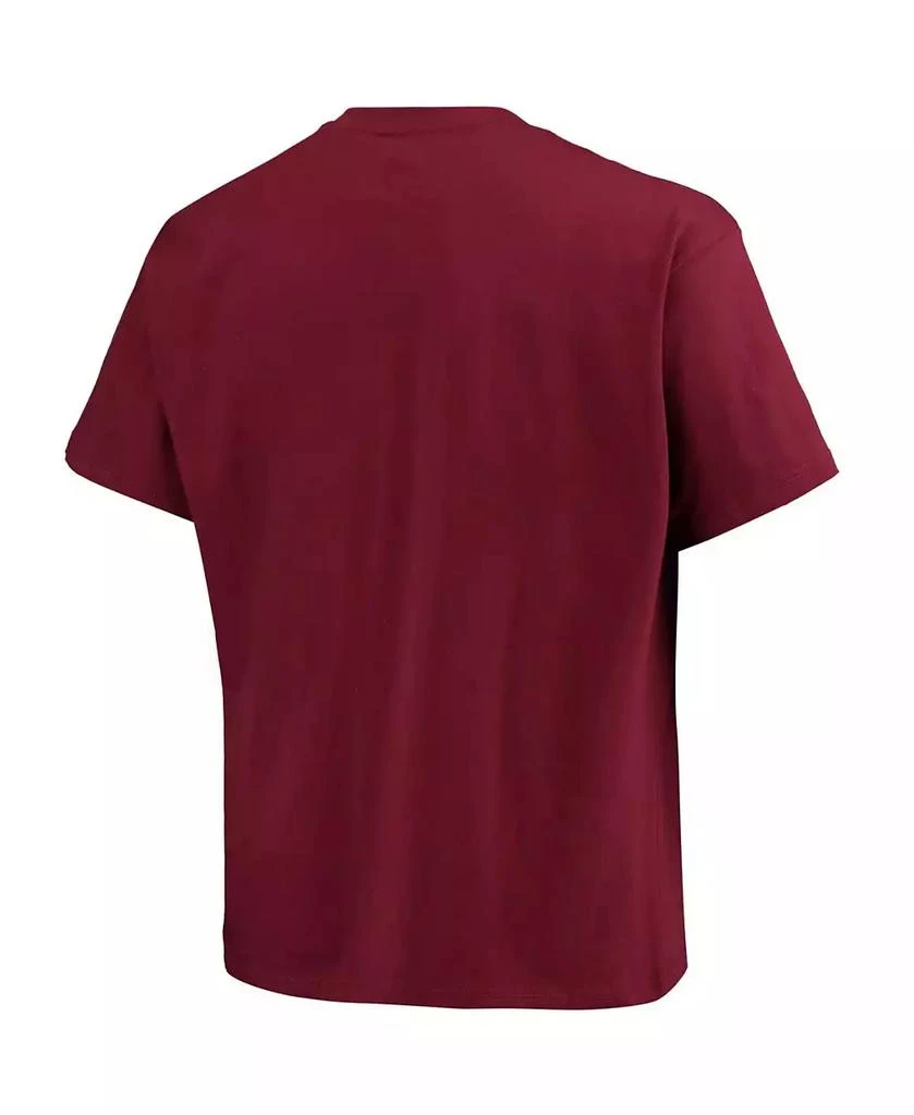 商品CHAMPION|Men's Maroon Texas A&M Aggies Big and Tall Arch Team Logo T-shirt,价格¥225,第3张图片详细描述