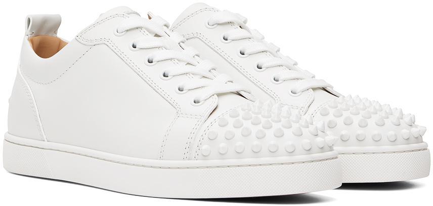 商品Christian Louboutin|White Louis Junior Spikes Sneakers,价格¥7049,第6张图片详细描述