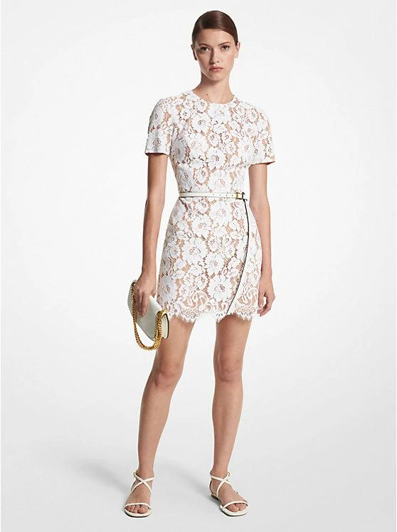 商品Michael Kors|Cotton Blend Floral Lace Dress,价格¥7007,第1张图片