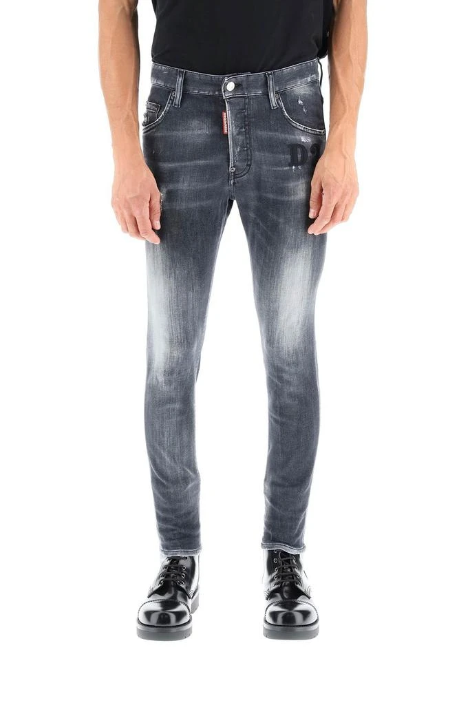 商品DSQUARED2|Dsquared2 black clean wash skater jeans,价格¥2972,第2张图片详细描述