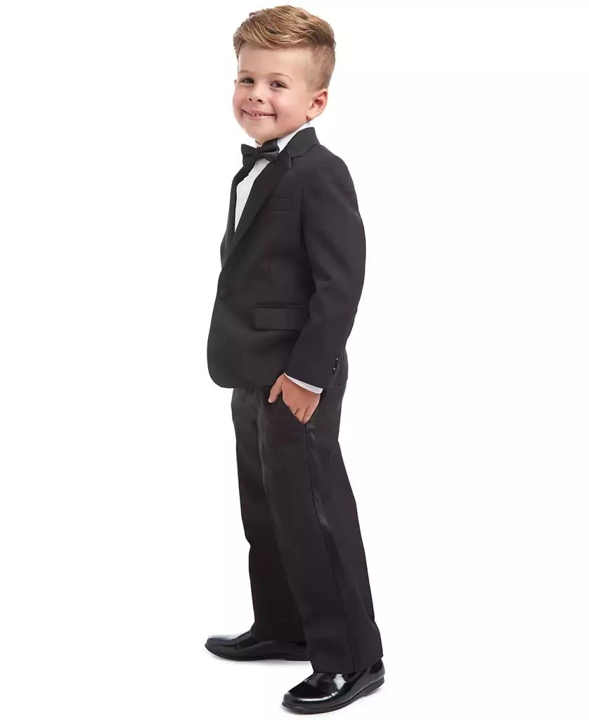 4-Piece Tuxedo Suit, Shirt & Bowtie, Toddler and Little Boys 商品