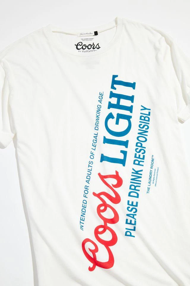 商品Urban Outfitters|Coors Light Beer Sport Tee,价格¥113,第2张图片详细描述