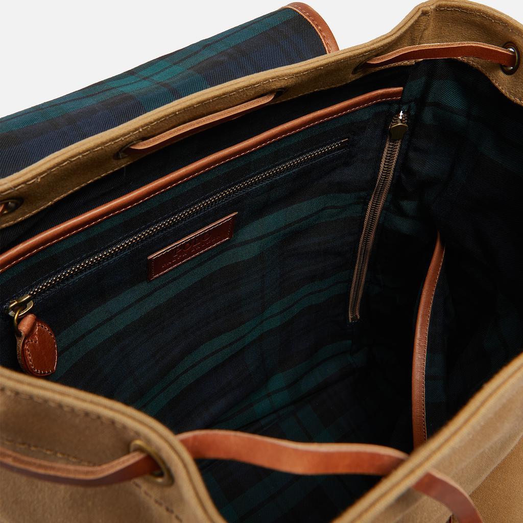 商品Ralph Lauren|Polo Ralph Lauren Leather-Trimmed Canvas Backpack,价格¥4548,第6张图片详细描述