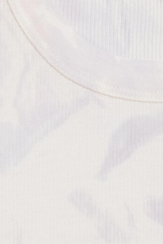 商品Helmut Lang|Tie-dyed ribbed jersey T-shirt,价格¥360,第4张图片详细描述
