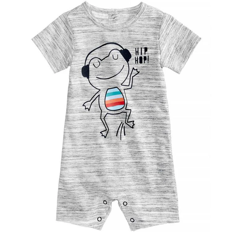 商品First Impressions|Hip Hop Frog Romper, Baby Boys, Created for Macy's,价格¥81,第1张图片