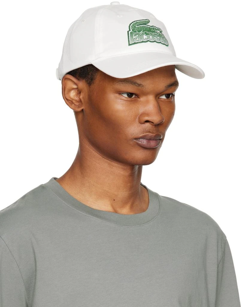 商品Lacoste|White Crocodile Patch Cap,价格¥402,第2张图片详细描述