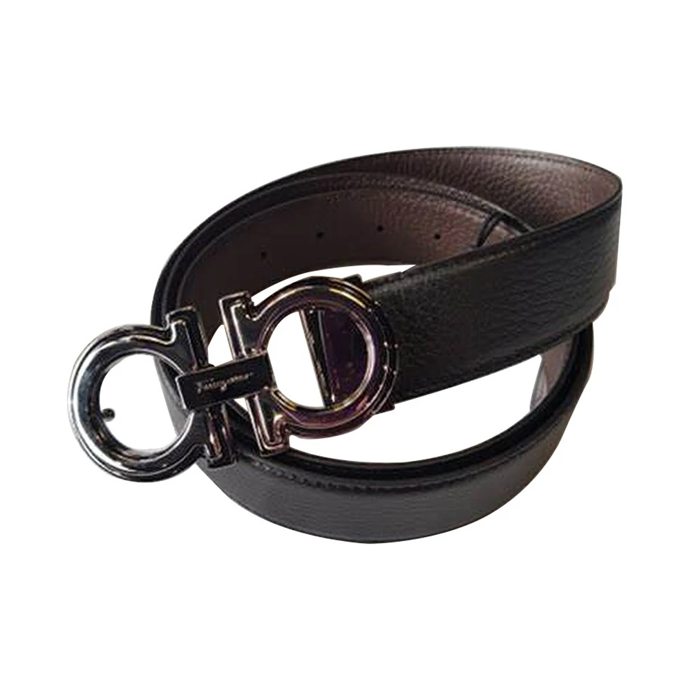 SALVATORE FERRAGAMO 黑色男士腰带 67-A254-734227 商品
