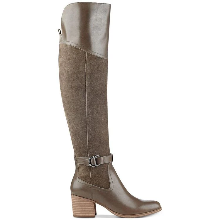 商品Marc Fisher|Eisa Over-The-Knee Block-Heel Boots,价格¥354,第3张图片详细描述