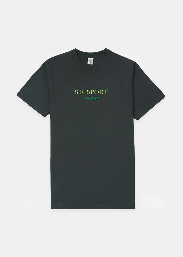 Faded Black Wimbledon T-Shirt商品第1张图片规格展示