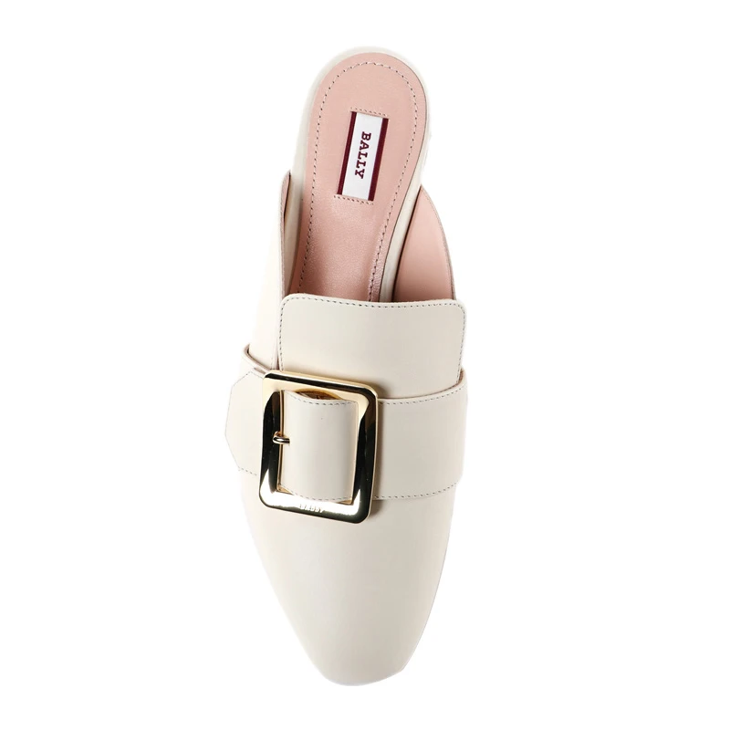 BALLY 米白色女士包脚平底拖鞋 6225901 商品