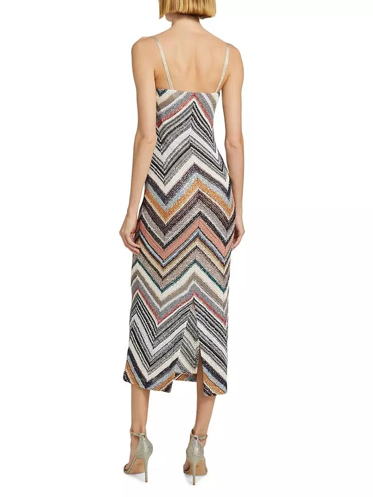 商品Missoni|Chevron Sequin Knit Convertible Slipdress,价格¥13691,第5张图片详细描述