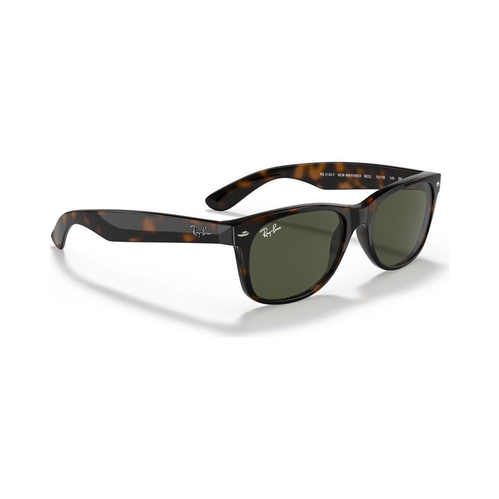 商品Ray-Ban|Unisex Low Bridge Fit Sunglasses, RB2132F 55,价格¥1069,第6张图片详细描述