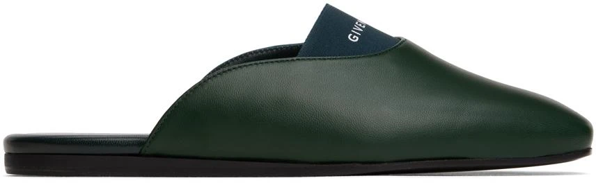 商品Givenchy|Green Bedford Mules,价格¥1941,第1张图片