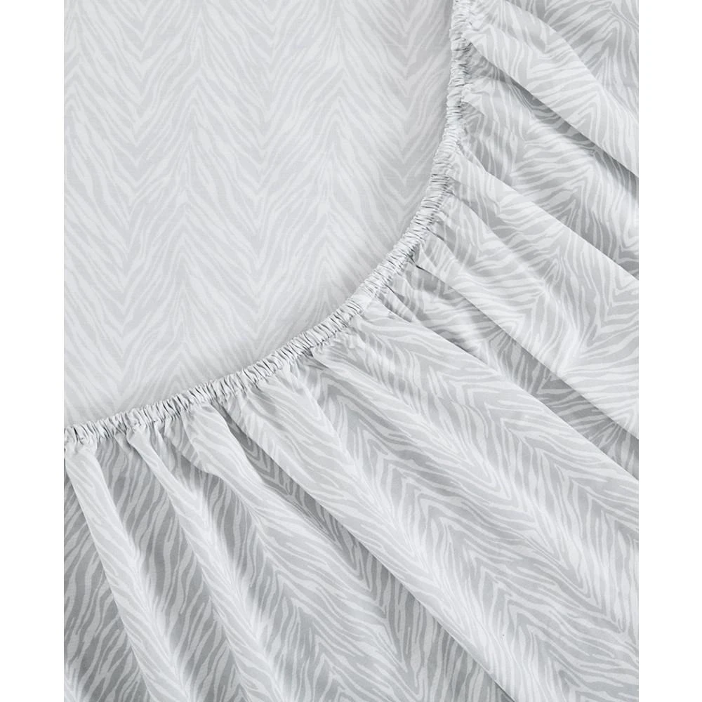 商品Kenneth Cole|CLOSEOUT! Urban Zebra Cotton Percale 4 Pc Sheet Set,价格¥690,第5张图片详细描述