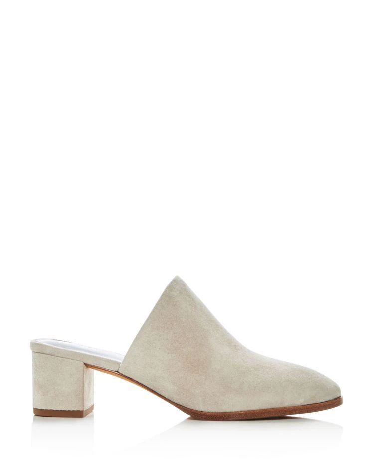 商品Via Spiga|Women's Ureila Suede Block Heel Mules,价格¥933,第2张图片详细描述
